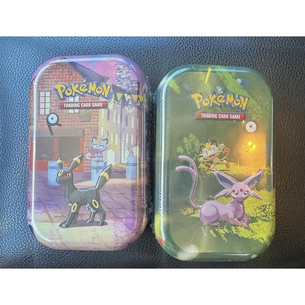 Pokémon 30th Anniversary Mini Tin Lot Of 2 Umbreon - Espeon New Sealed